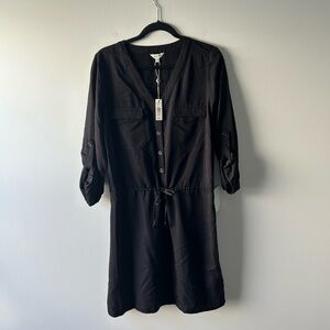 Max Studio black shirt style dress
